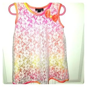 Fun girls rainbow tank